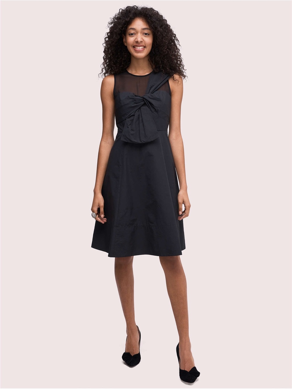 Kate Spade New York Black Bow Detail Dress – Size 2